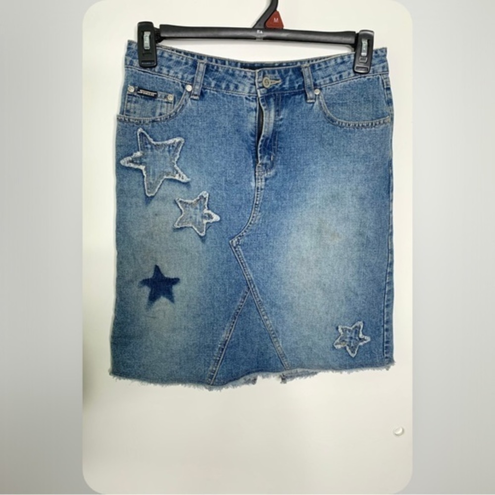 Vintage Squeeze Denim Star Skirt